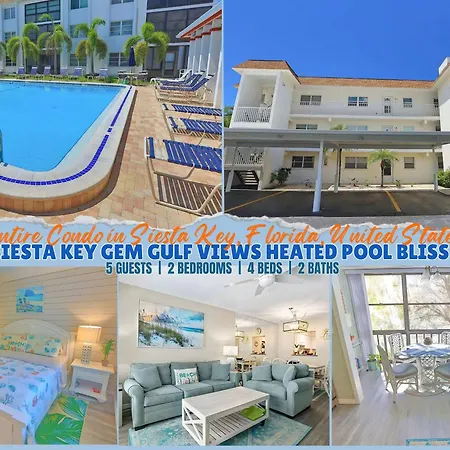 Updated Condo With Pool, Walk To Crescent Beach & Restaurants! Sarasota Exterior photo